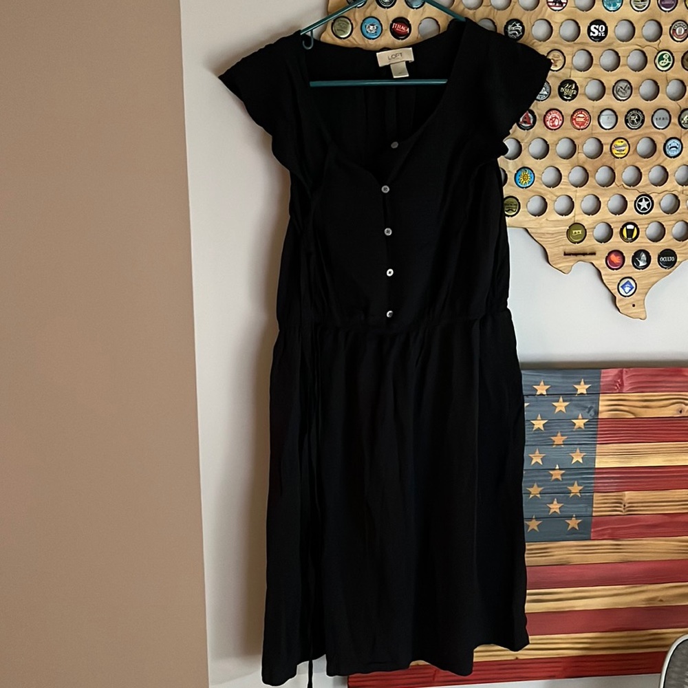Loft black dress